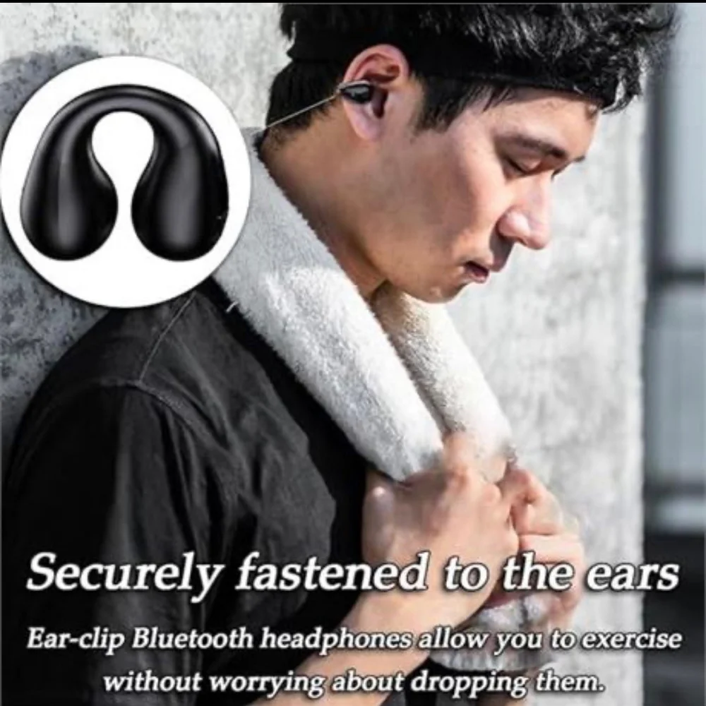 Wireless Bluetooth Earbuds with Charging Case - Black, Gray, Gold